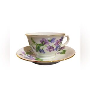 FEBRUARY Vintage AVON ‘Blossoms of the Month’ Teacup & Saucer February Violet